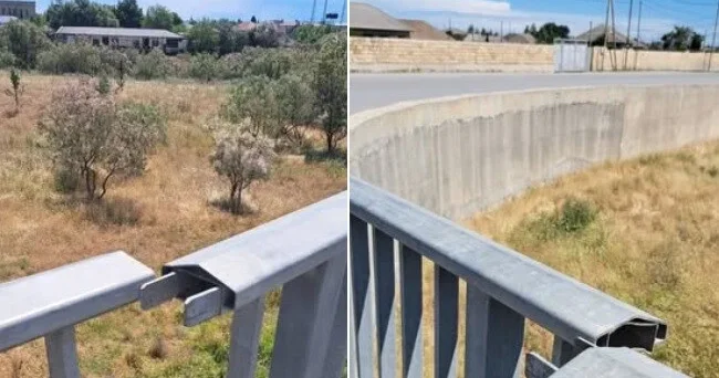 AAYDA: Salyan körpüsündə “qırıq dəmir”... Foto