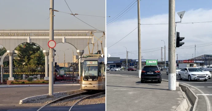 Tramvayı söküb peşiman olan qardaşlarımız FOTOLAR