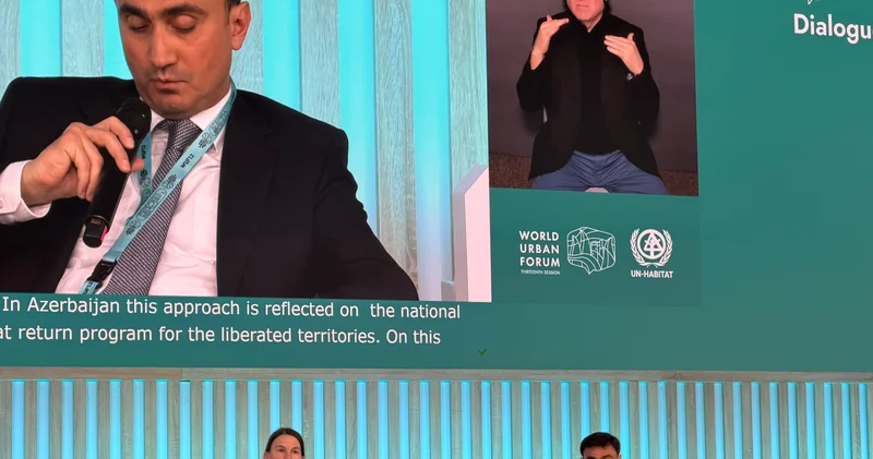 “Təbiətə əsaslanan həllər şəhərsalmanın ayrılmaz hissəsinə çevrilməlidir” Ağakərim Səmədzadə