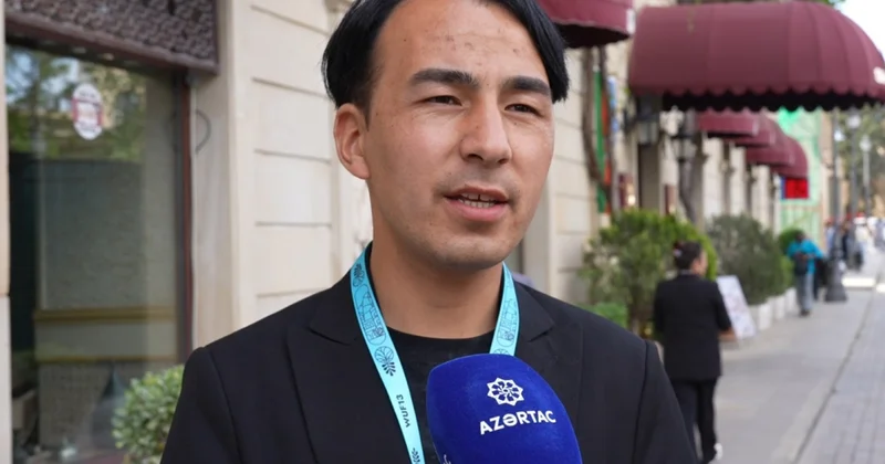 Əfqanıstanlı jurnalist Bakı sakinlərinin qonaqpərvərliyinə görə təşəkkür edib