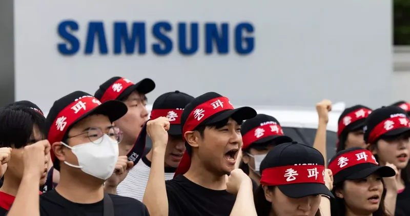 Samsung бастует