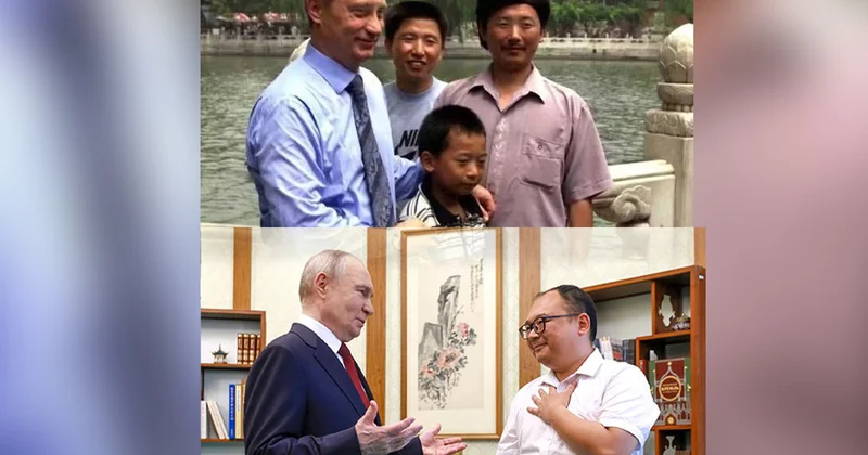 Putin 26 il sonra onunla yenidən görüşdü Foto