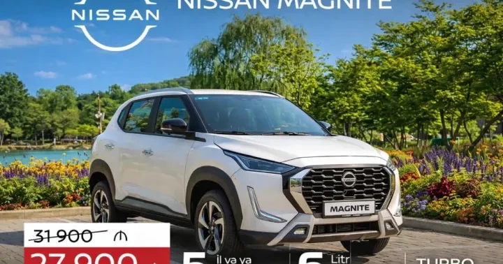 Yapon avtomobili Nissan Magnite CƏMİ 27 900 MANATA