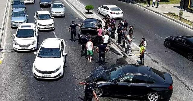 Bakı yollarında baş verən qəzalar Anbaan video