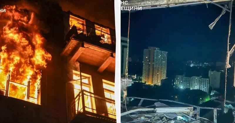 Ötən gecə Rusiya Odessaya hava zərbələri endirib, 13 nəfər xəsarət alıb