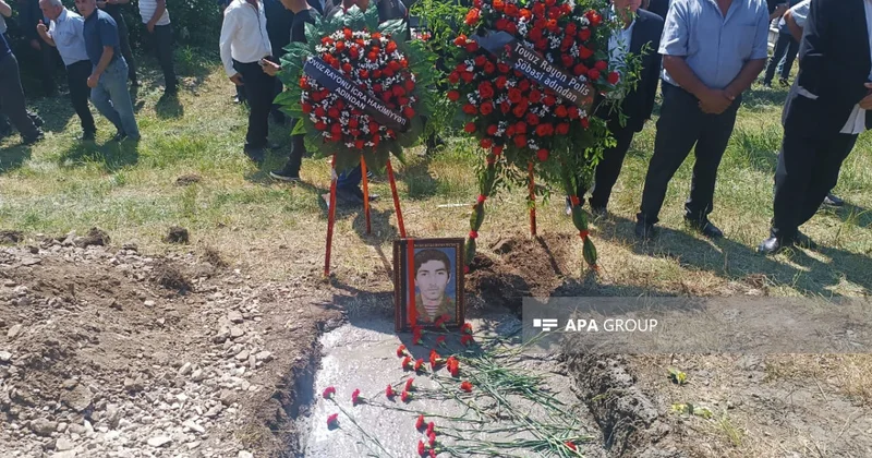 I Qarabağ müharibəsində itkin düşən şəhid Fuad Ələsgərovun qalıqları Tovuzda dəfn olunub FOTO