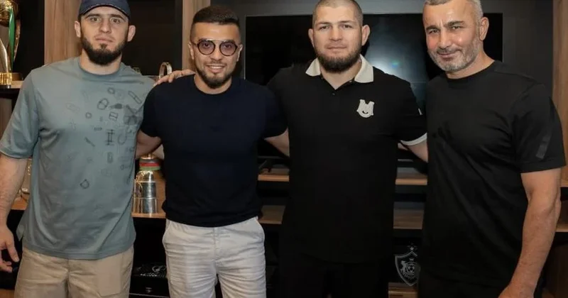 Həbib Nurmaqomedov Qurban Qurbanovla görüşdü Foto