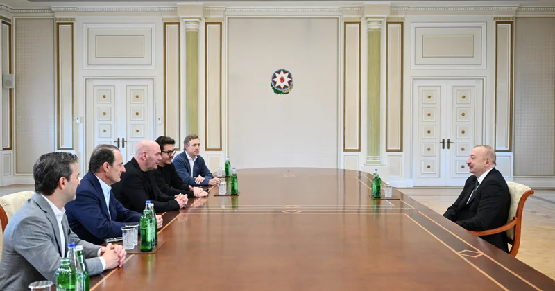 Prezident İlham Əliyev UFC rəhbərliyi ilə görüşüb FOTO