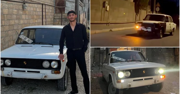 Hər cür qayda pozub sosial şəbəkədə paylaşan sürücü CƏRİMƏLƏNDİ; vəsiqəsiz imiş VİDEO