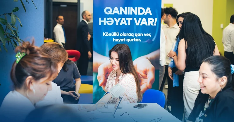 “Bank of Baku”dan könüllü qanvermə təşəbbüsü FOTOLAR