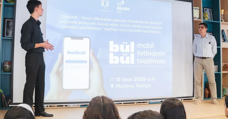 Xaricdə yaşayan azərbaycanlı gəncləri birləşdirən “Bulbul” mobil tətbiqinin təqdimatı keçirilib