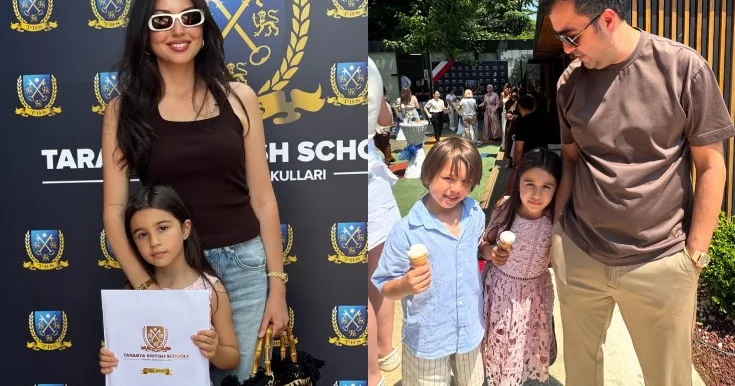Safurə həyat yoldaşı ilə qızının məzun günündə Fotolar