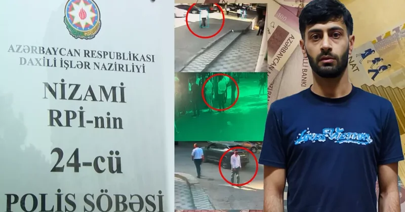Выжидал у банкомата: в Баку задержан грабитель в маске Видео