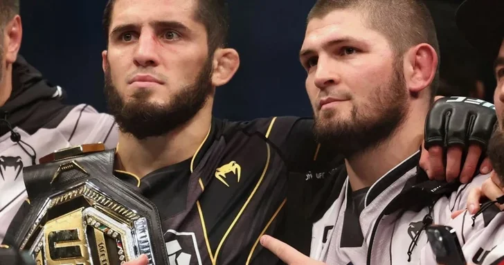 Хабиб Нурмагомедов и Ислам Махачев прибыли в Баку на турнир UFC