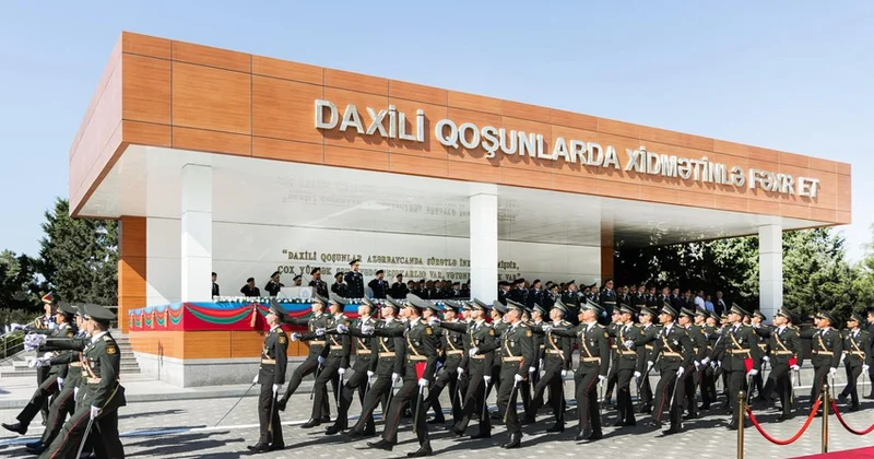 Hərbi İnstitutun kursantları and içdilər FOTOLAR