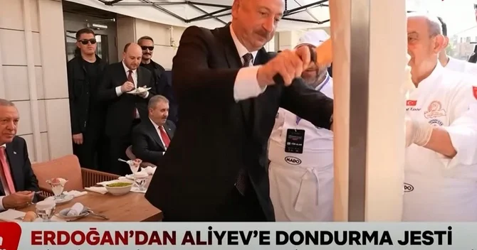 Haber Global : İlham Əliyev və Ərdoğandan Kahramanmaraşa simvolik ziyarət dondurma jesti ilə tamamlanan səf