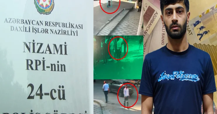 Bakıda tibbi maska taxıb quldurluq etdi Kameralara BELƏ DÜŞDÜ