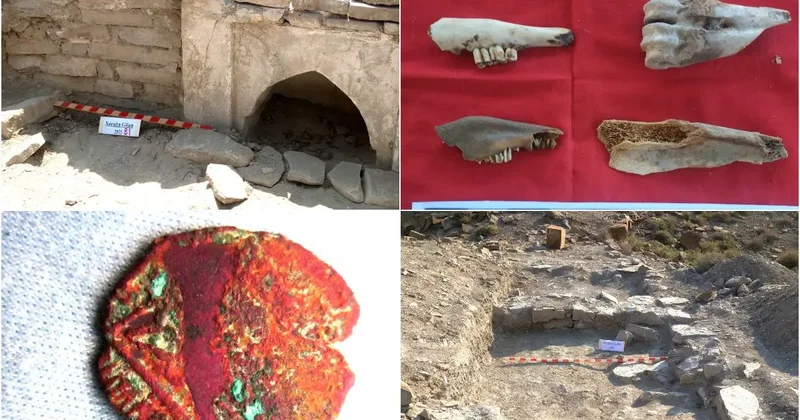 Ordubadda xaraba Gilan şəhərinin yerində baş qala qapısı aşkar olunub FOTO
