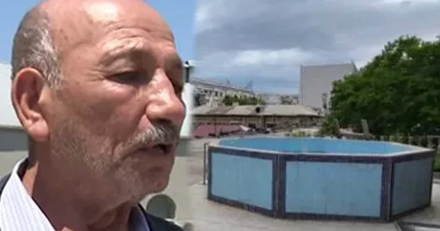 Məhkəməyə verəcəm ki, başıma bu işi niyə gətirdilər?! binanın damında hovuz tikən vətəndaş VİDEO