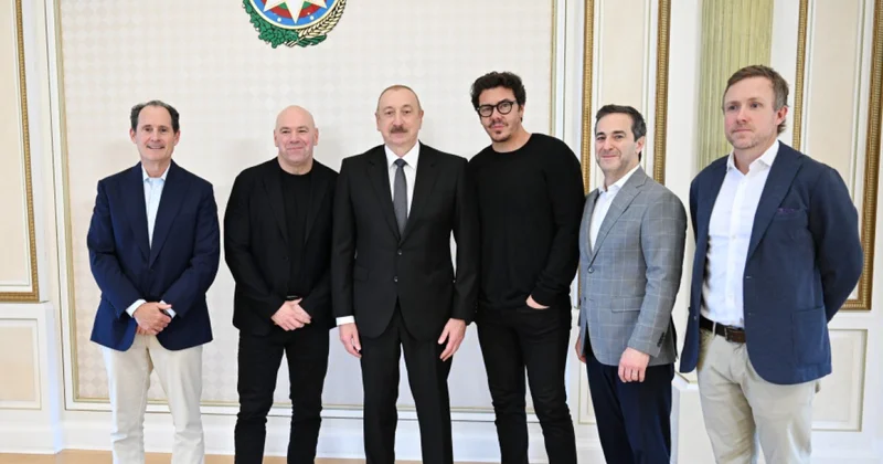 İlham Əliyev UFC nin prezidentini qəbul etdi