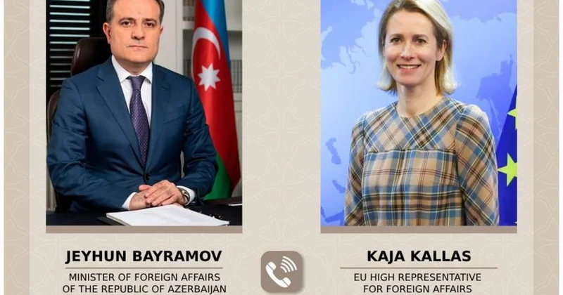 Ceyhun Bayramov və Kaya Kallas İsrail İran qarşıdurmasını müzakirə edib