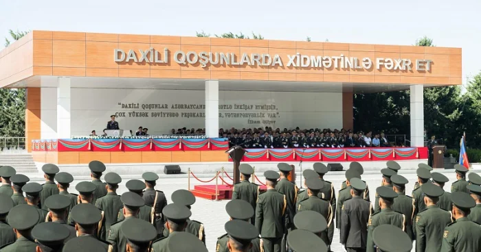 DİN in Hərbi İnstitutunda buraxılış mərasimi baş tutub