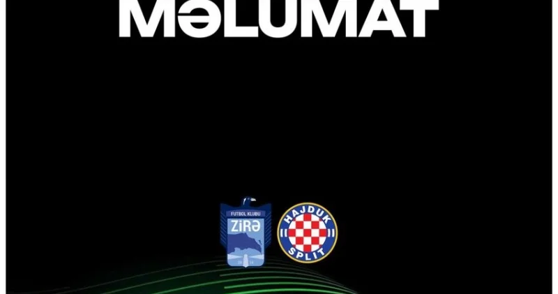 Zirənin Haydukla oyununun günü müəyyənləşib