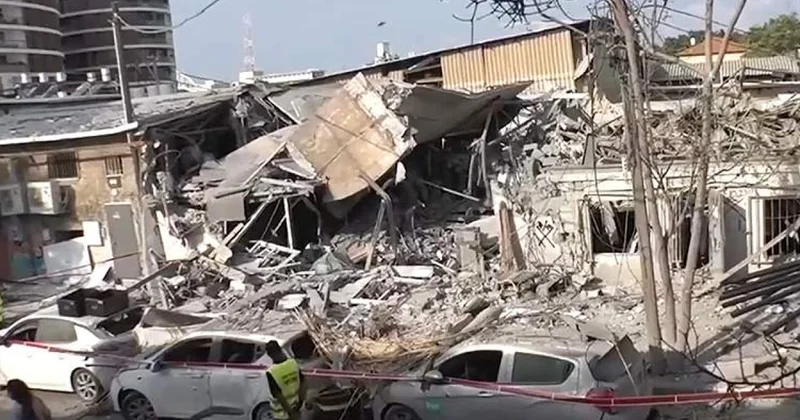 Пожары в Израиле после атак Ирана видео