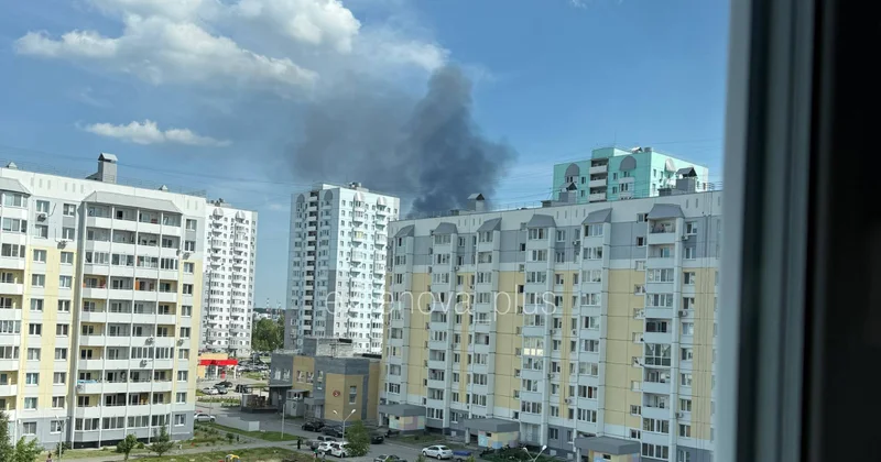 Прилетело по Тюмени видео