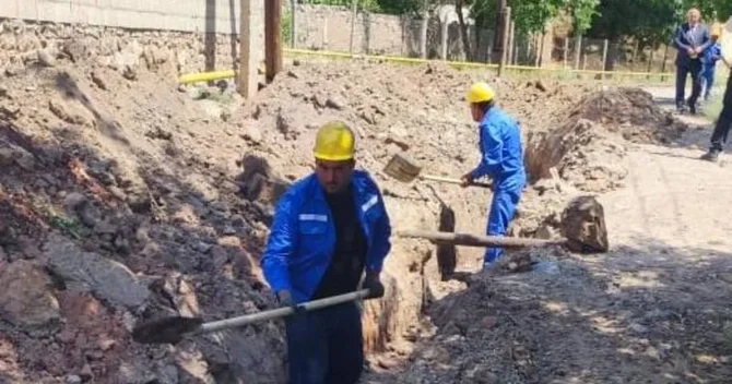 Culfanın Ərəzin kəndində 60 evin içməli su təminatı yaxşılaşdırılır