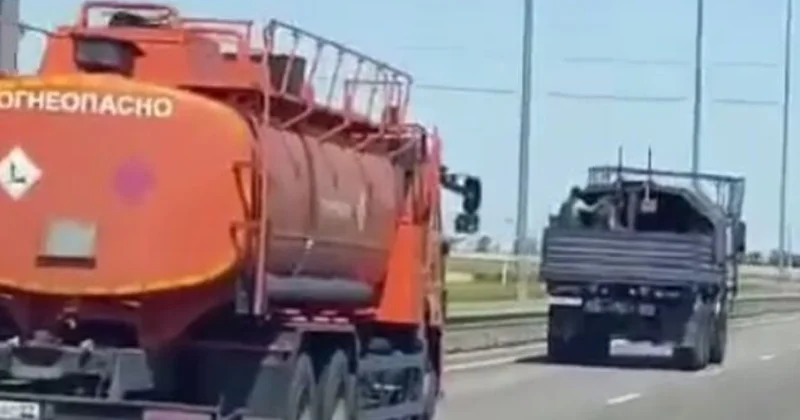 Бензовозы под прикрытием видео