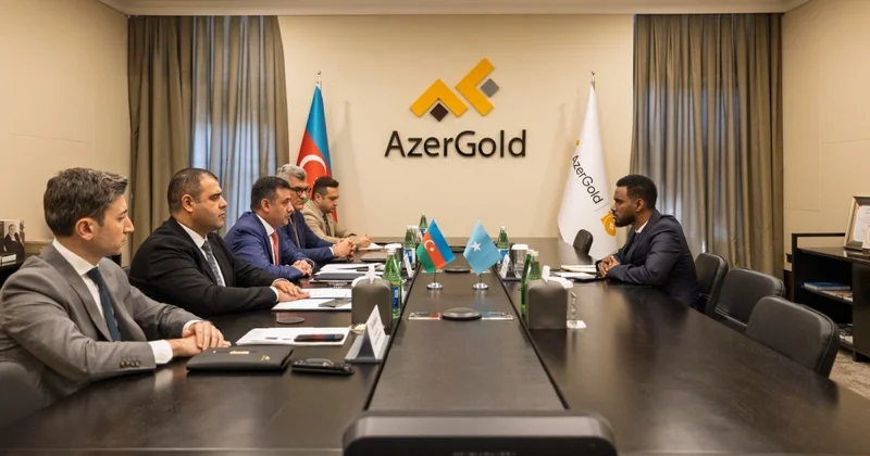 “AzerGold”da Somali İnkişaf və Yenidənqurma Bankının baş direktoru ilə görüş keçirilib