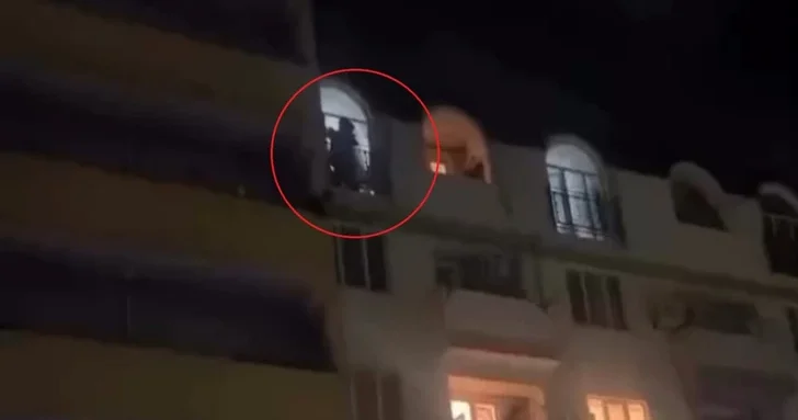 Инцидент в Хырдалане: момент угрозы ножом попал на камеру