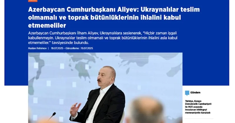İlham Əliyevin III Qlobal Media Forumunda çıxışı dünya mətbuatının diqqət mərkəzindədir