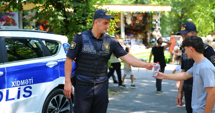 Bölgələrdə polisin fasiləsiz xidməti davam edir FOTO