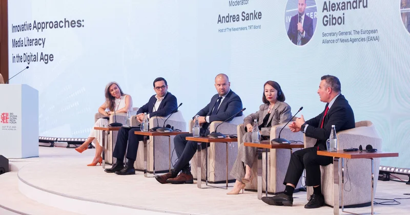 3 cü Şuşa Qlobal Media Forumunda “İnnovativ yanaşmalar: Rəqəmsal dövrdə media savadlılığı” mövzusunda ilk panel sessiya keçirilib