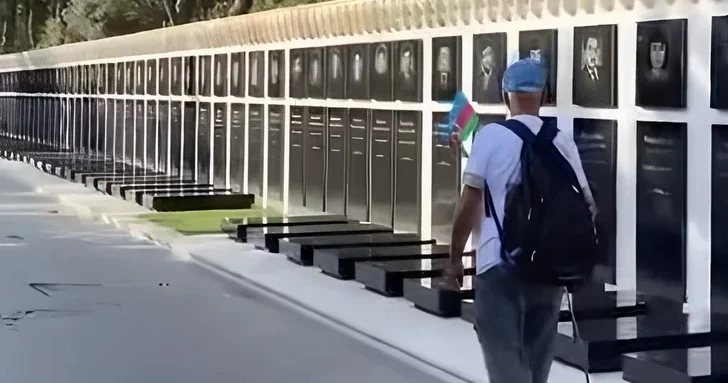 Пеший поход жителя Лерика к Аллее шехидов в Баку завершился