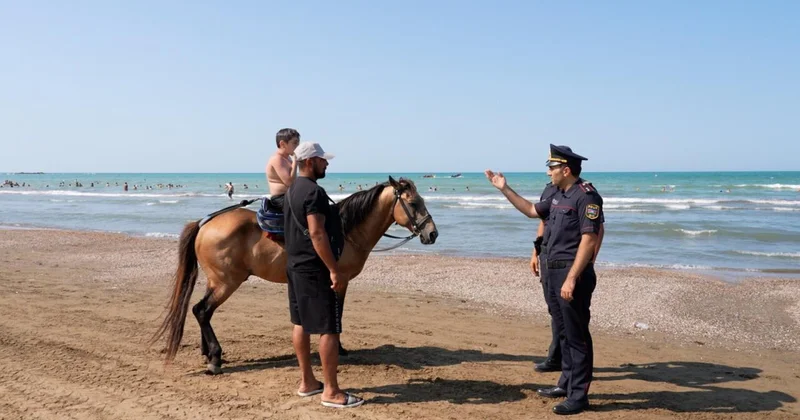 Çimərliklərdə bunlar qadağandır Polis nəzarətə başladı FOTO