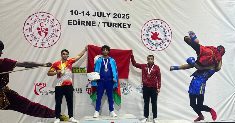 Azərbaycan idmançısı Türkiyədə qızıl medal qazanıb