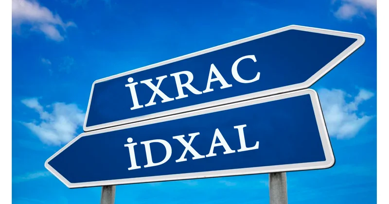 Azərbaycana idxalat kəskin şəkildə azalıb