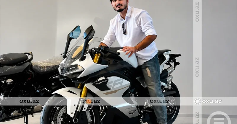 Qəzada faciəli şəkildə ölən motosikletçinin FOTOSU