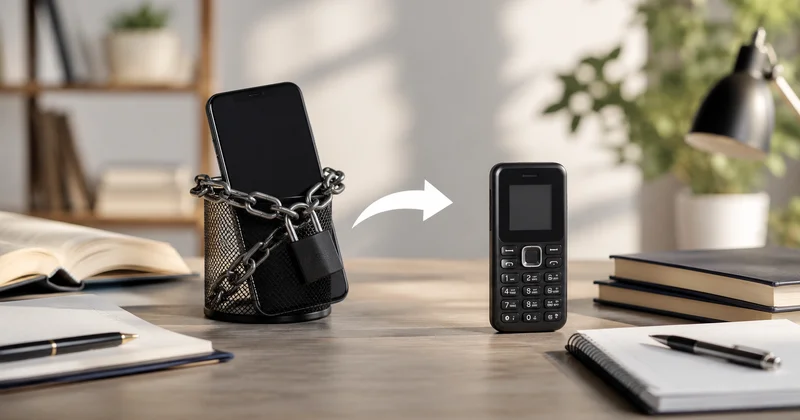 İmtahanda uğur qazanmaq üçün ağıllı telefondan imtina etdi
