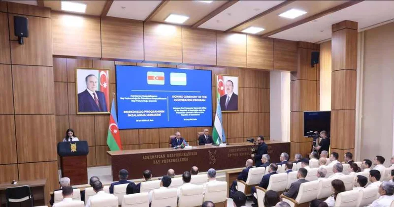 Azərbaycan və Özbəkistan Baş prokurorluqları arasında əməkdaşlıq proqramı imzalanıb
