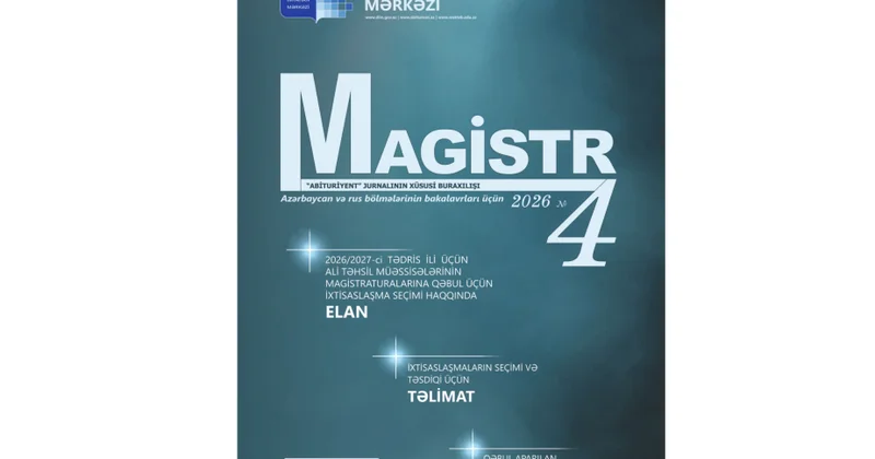 “Magistr” jurnalının 4 cü nömrəsi çap olundu