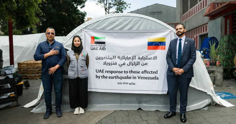 Zəlzələdən zərər çəkən Venesuelaya ilk təcili tibbi yardımı Birləşmiş Ərəb Əmirlikləri çatdırıb