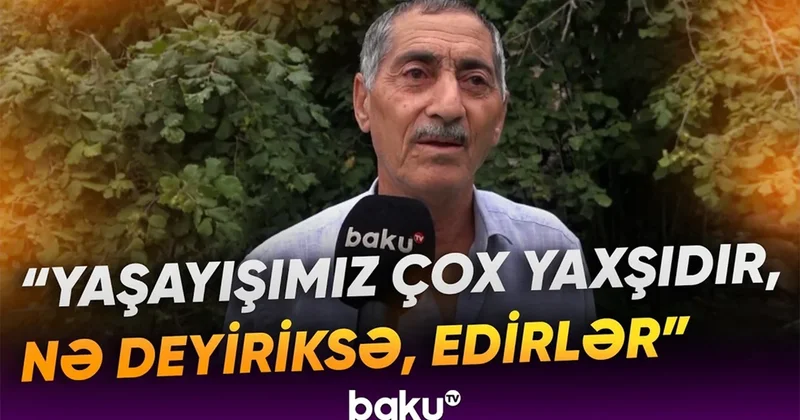 Doğma yurduna qayıdan Xocalının Badara sakinləri Baku TV yə danışdılar VİDEO