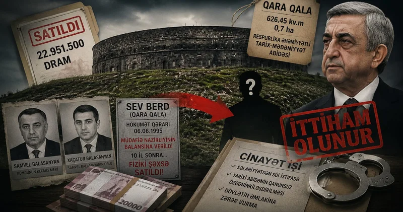 Sarkisyan “Qara qala”nı satıbmış Dəhşətli faktlar KONKRET