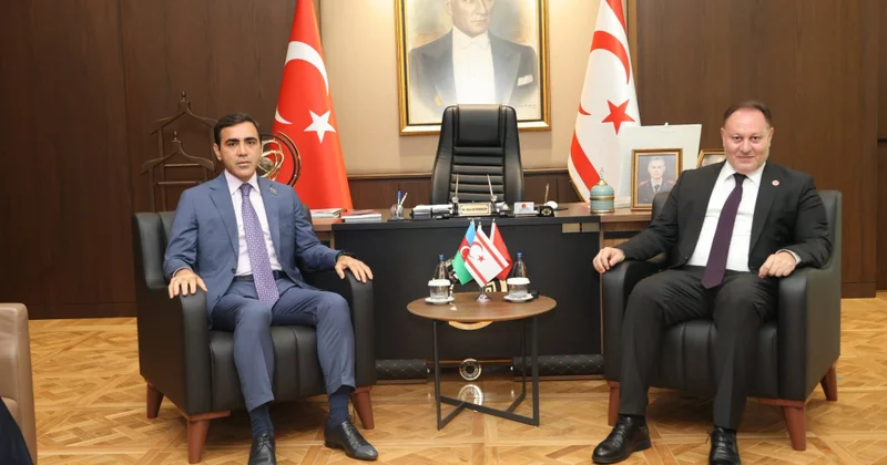Şimali Kipr parlamentinin sədri Yeni Azərbaycan Partiyasının nümayəndə heyətini qəbul edib