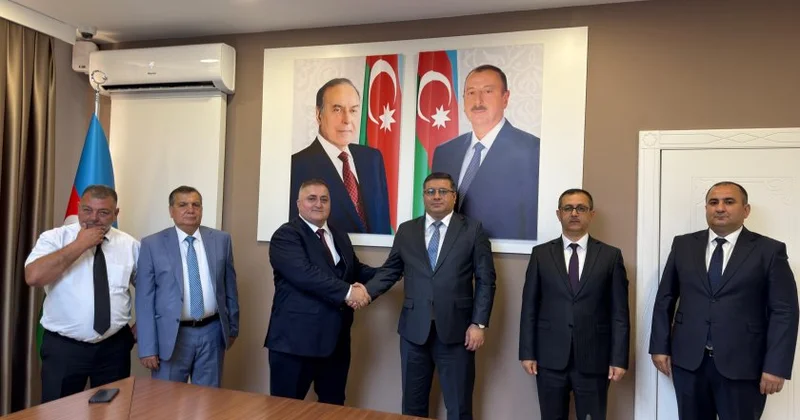 AZTURK Holding prezidenti Güləli Bağırov Naxçıvanda iqtisadiyyat naziri Kazım Hüseynəliyevlə görüşüb