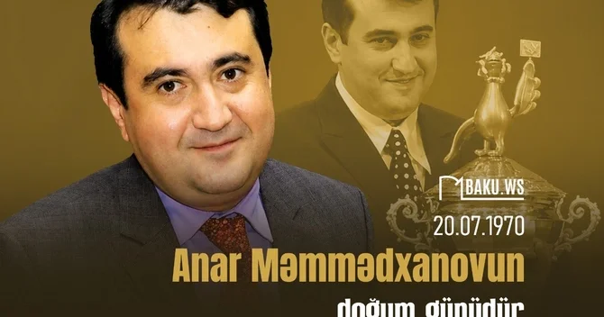 Bu gün Anar Məmmədxanovun doğum günüdür